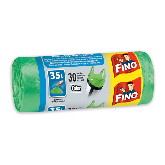 WASTE BAGS 35L 30 PCS FINO COLOR