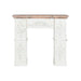 Fireplace Home ESPRIT White Natural Fir MDF Wood 120 x 29,5 x 116 cm - Декорация и Осветление<<<Дом