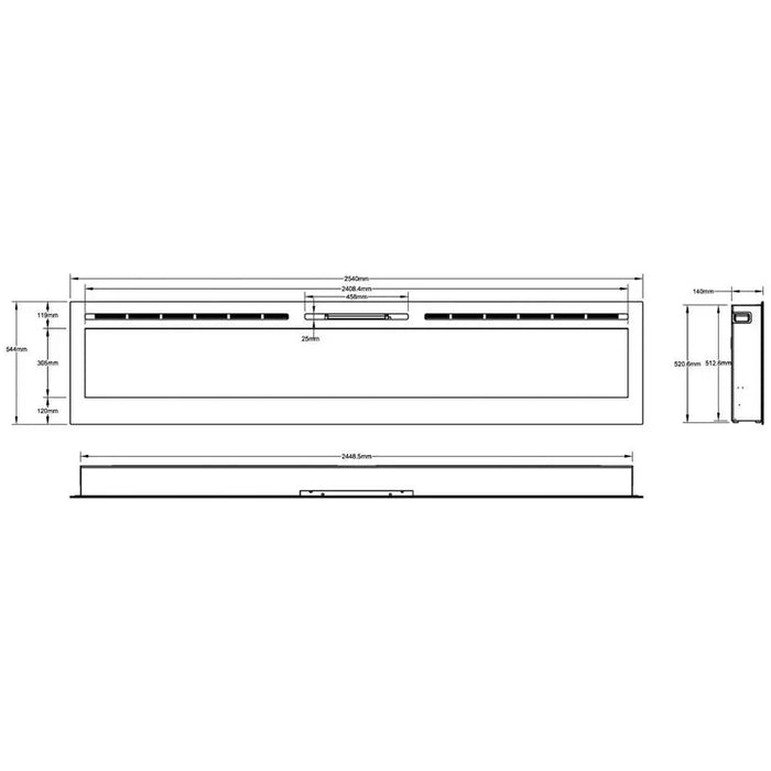 FIREPLACE MASOMI ADELI 100 - Камини<<<Отопление Охлаждане и Вик<<<Praktiker