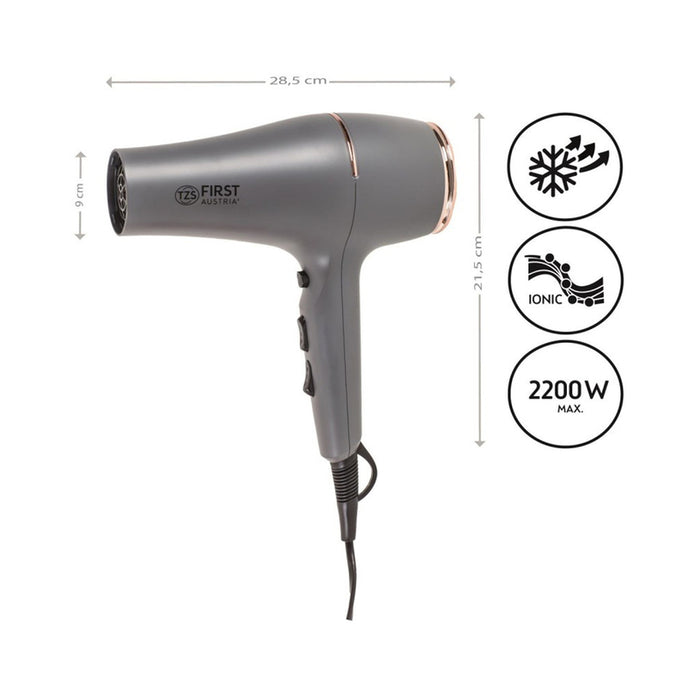 Hair dryer FIRST FA-5654-7-GR 2200.00 W, IONIZATION