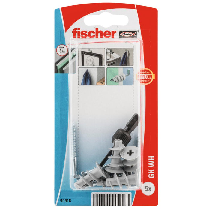 DOWEL FOR PLASTERBOARD WITH HOOK FISCHER GK