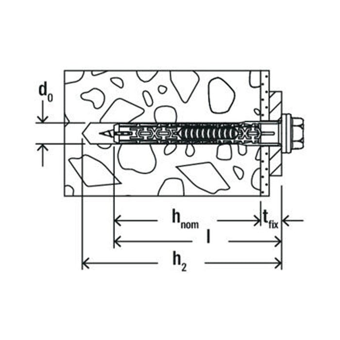 UNIVERSAL DOWEL WITH SCREW 10X80 FUS K 4 PCS. FISCHER DUOXPAND