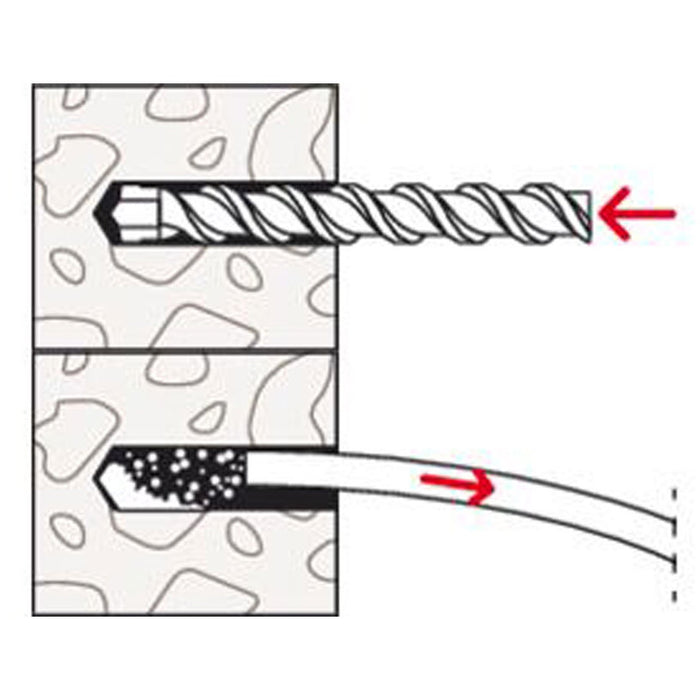 UNIVERSAL DOWEL WITH SCREW 10X100 FUS K 4 PCS. FISCHER DUOXPAND