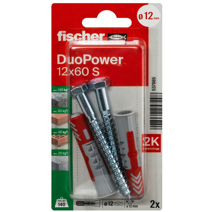 DOWEL WITH SUPPORT RING FISCHER DUOPOWER