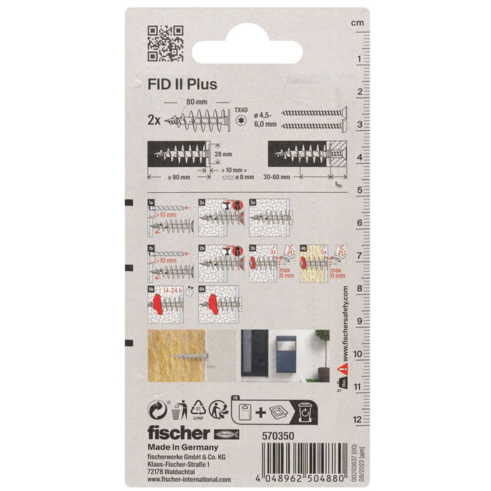 DOWEL FOR INSULATION FISCHER FID II PLUS