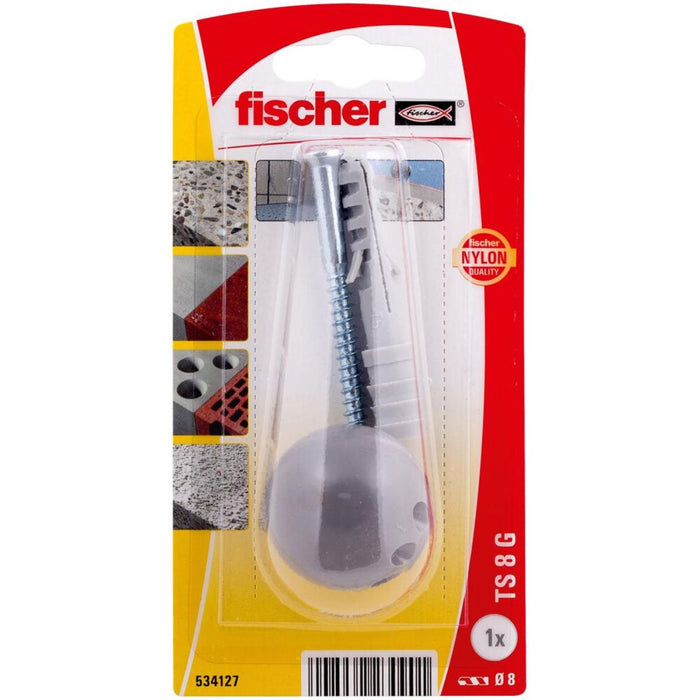 DOOR STOPPER WITH DOWEL GRAY TS 8 GK