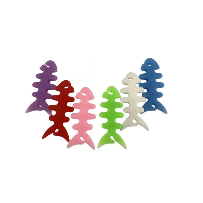 Fish-shaped headphone cable wrap - blue - Other cell phone equipment<<<HurtelXML