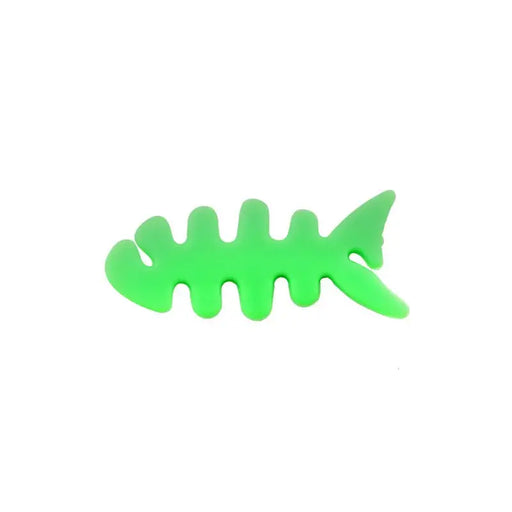 Fish-shaped headphone cable wrap - green - Other cell phone equipment<<<HurtelXML