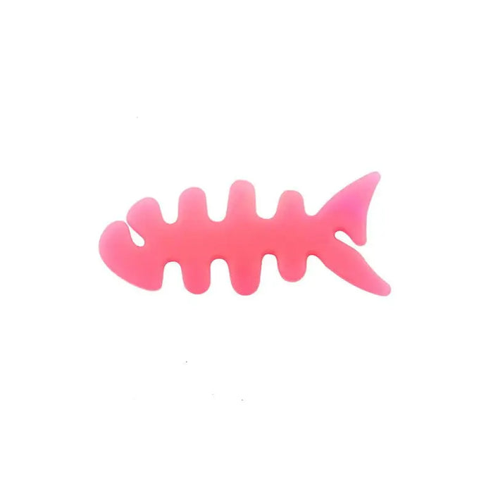 Fish-shaped headphone cable wrap - pink - Other cell phone equipment<<<HurtelXML