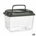 Fish tank Mascow Anthracite Plastic 3 L 17 x 16 x 24 cm With handle Medium (12 Units) - Домашни Животни<<<Дом