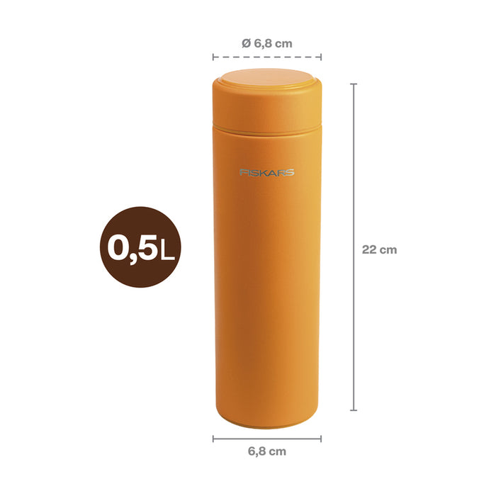 FISKARS CAMPING THERMO BOTTLE ORANGE FISKARS On-the-go