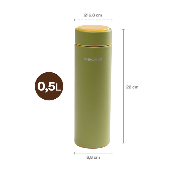 FISKARS CAMPING THERMO BOTTLE GREEN FISKARS On-the-go