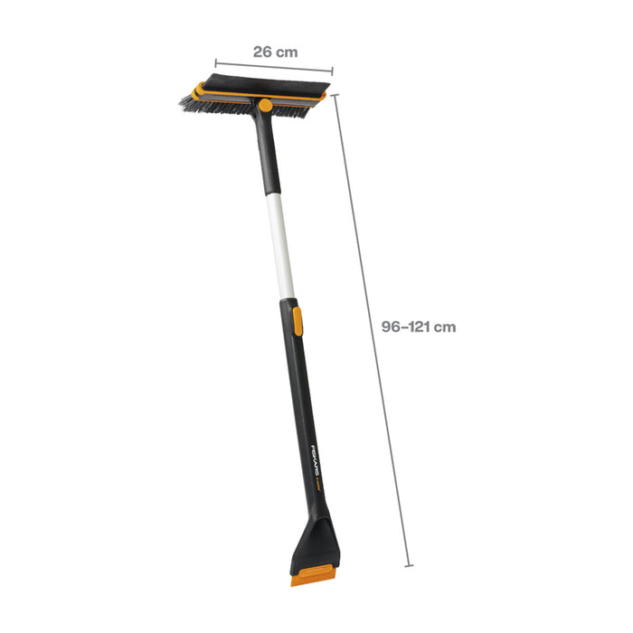 TELESCOPIC SQUEEGEE WITH BRUSH 96-121CM FISKARS FS 1078492
