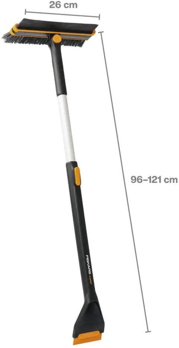 TELESCOPIC SQUEEGEE WITH BRUSH 96-121CM FISKARS FS 1078492