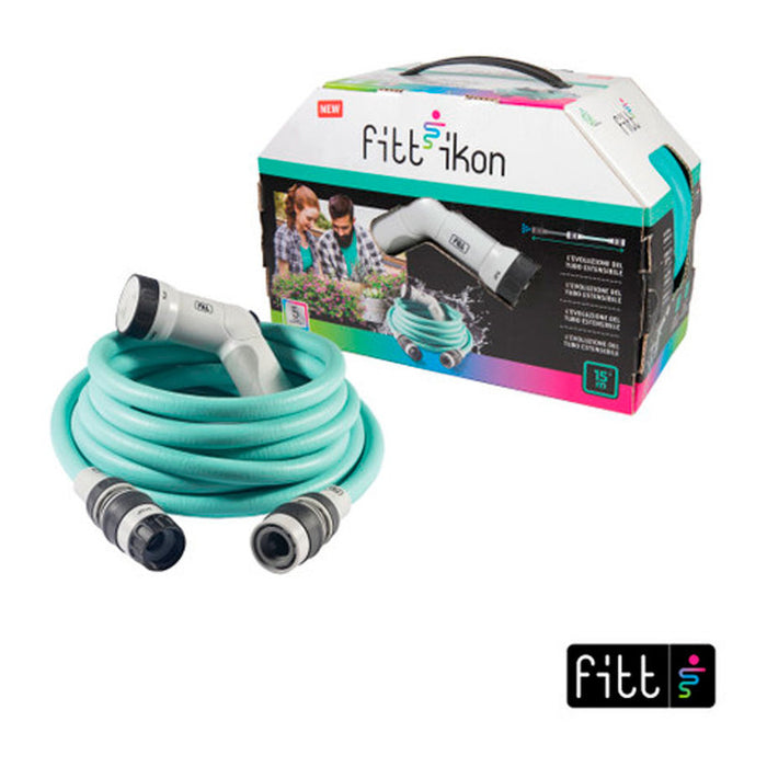 GUN EXTENDABLE HOSE 8-15M 1/2" FITT IKON