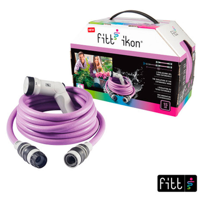 GUN EXTENDABLE HOSE 8-15M 1/2" FITT IKON