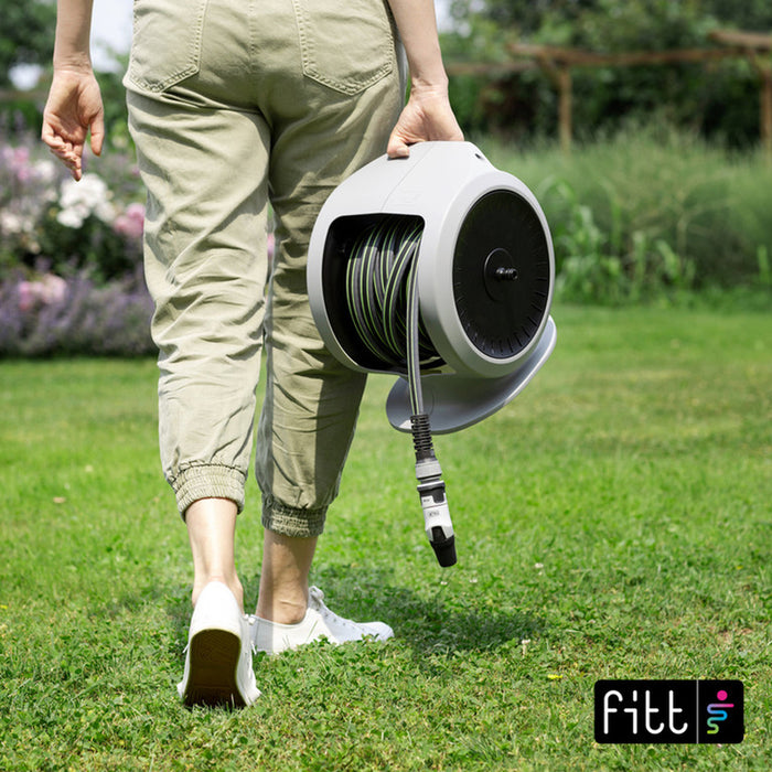HOSE REEL 1/2" 20M WITH QUICK CONNECTIONS FITT FREEL