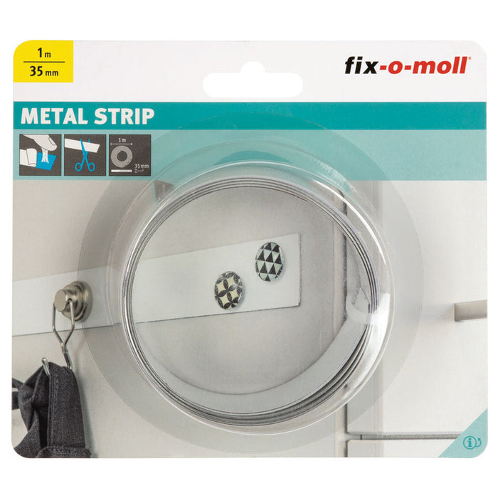 METAL TAPE WHITE 1 M/35 MM FIX-O-MOLL