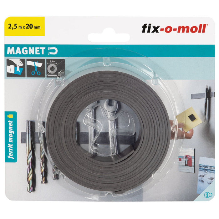 MAGNETIC TAPE 2.5 МX20 MM FIX-O-MOLL