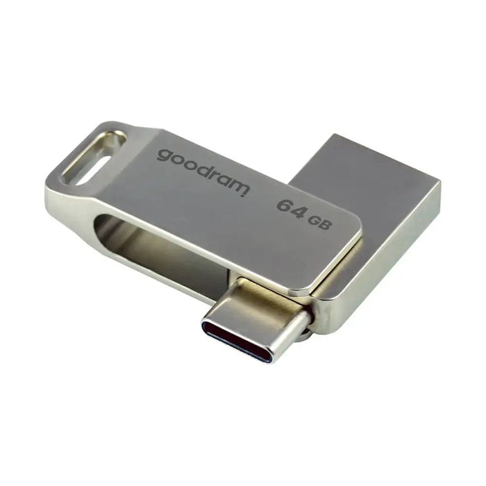 Flash Drive 64GB USB 3.2 Gen 1 USB / USB C OTG ODA3 Goodram - Silver - Paragony<<<HurtelXML