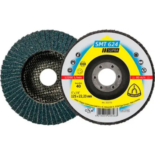 FLAT DISC 125 P120 KLINGSPOR - Шкурки за машинно шлайфане<<<Консумативи за електроинструменти<<<Инструменти и