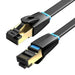 Flat Network Cable CAT8 U/FTP Vention IKCBG RJ45 Ethernet 40Gpbs 1m (Black) - Network cables<<<Cables<<<IT
