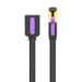 Flat Network Cable Extension CAT7 Vention ICBBK RJ45 Ethernet 10Gbps 8m Black - Network cables<<<Cables<<<IT