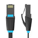 Flat Network Cable UTP CAT6 Vention IBJBI RJ45 Ethernet 1000Mbps 3m Black - Network cables<<<Cables<<<IT