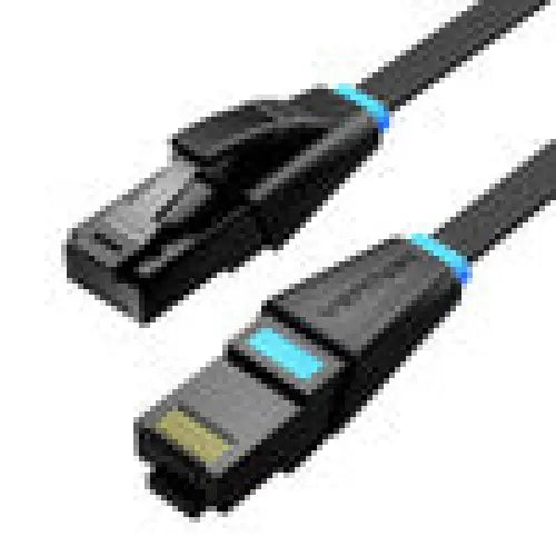 Flat Network Cable UTP CAT6 Vention IBJBN RJ45 Ethernet 1000Mbps 15m Black - Network cables<<<Cables<<<IT