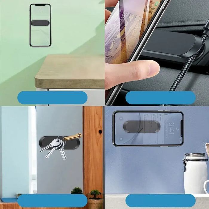 Flat Vehicle Mount Magnetic Bracket for Dashboard black - Cell phone holders<<<HurtelXML