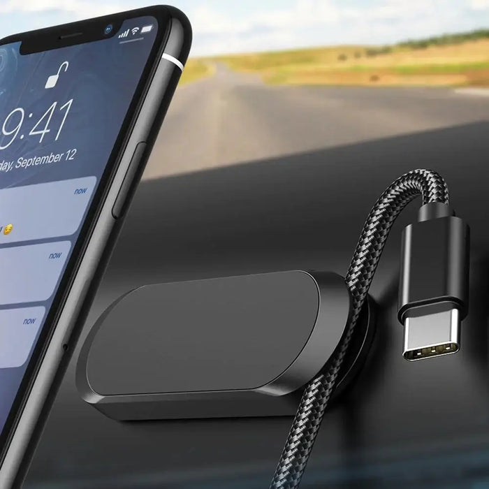 Flat Vehicle Mount Magnetic Bracket for Dashboard black - Cell phone holders<<<HurtelXML