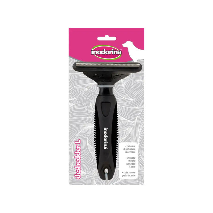 Flea Comb Inodorina Black Steel L - Домашни Животни<<<Дом Градина<<<BigBuy&&&Здраве и хигиена<<<Домашни Животни<<<Дом