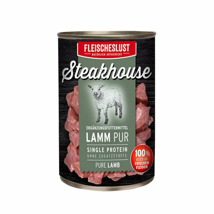 Wet food Fleischeslust Pure 800 gr Lamb