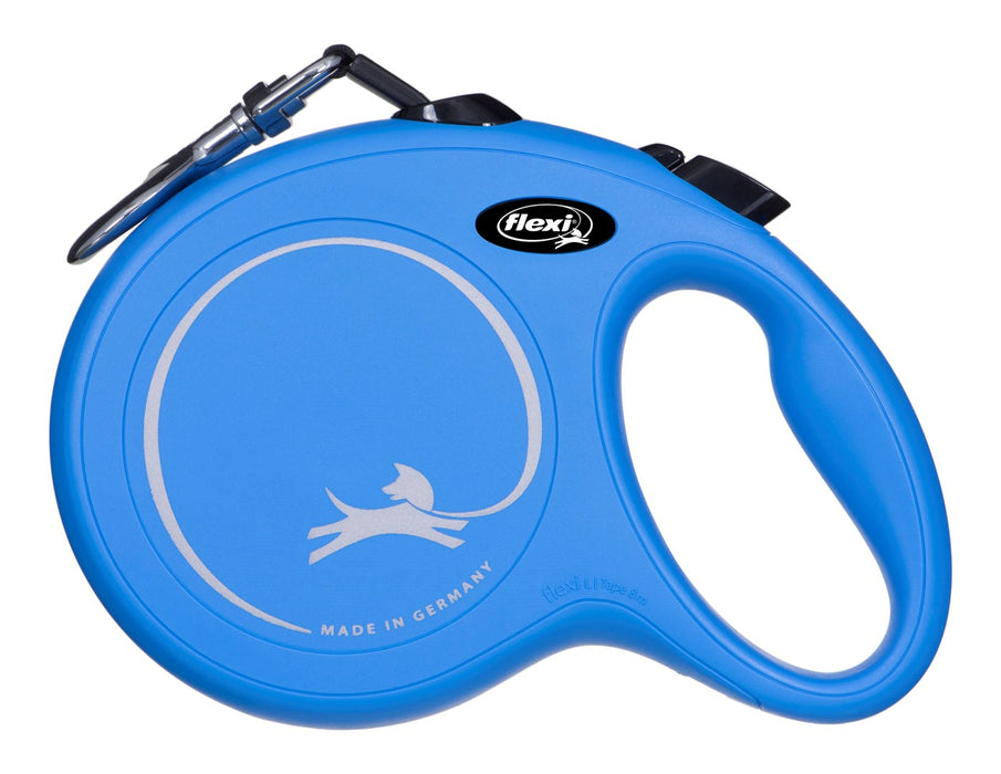 Dog Lead Flexi New Classic 8m Blue Size L