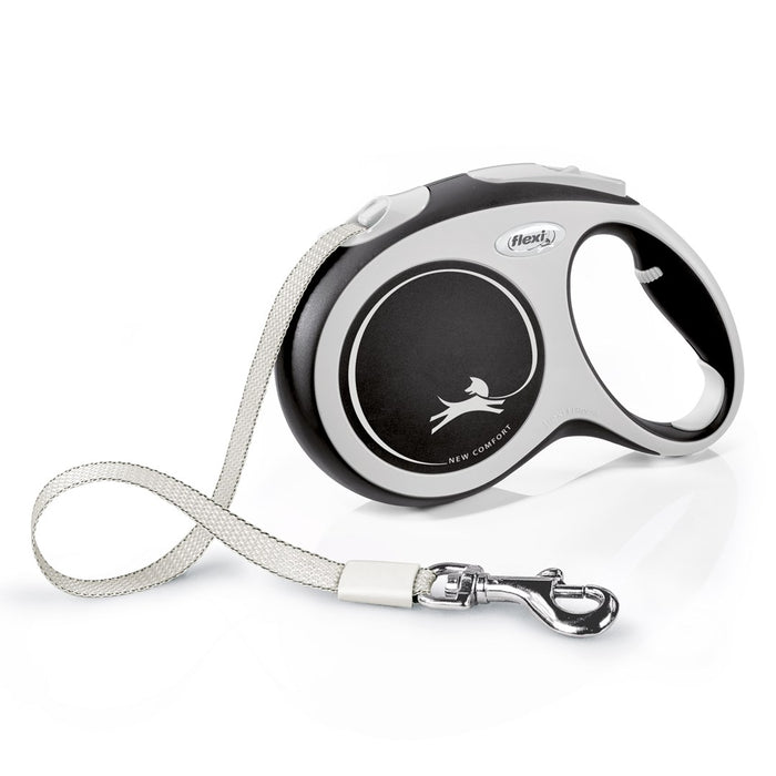 Dog Lead Flexi NEW COMFORT 8 m Black Size L