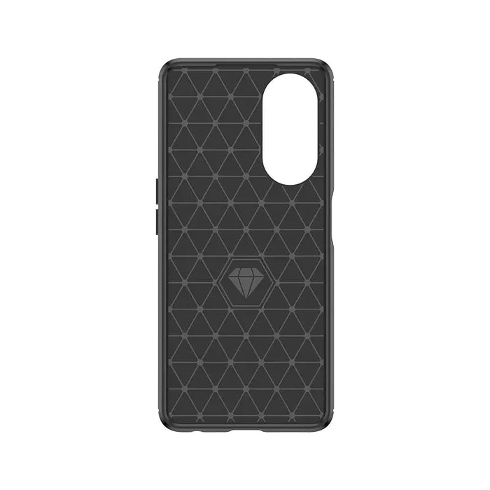 Flexible carbon pattern case for Oppo A98 5G Carbon Case - black - Cell phone cases and covers<<<HurtelXML