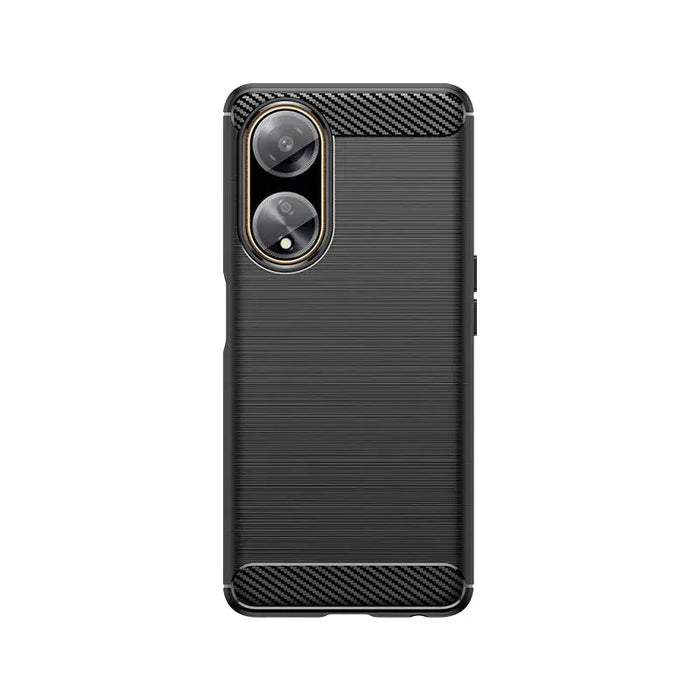 Flexible carbon pattern case for Oppo A98 5G Carbon Case - black - Cell phone cases and covers<<<HurtelXML