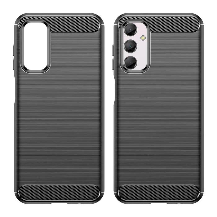 Flexible carbon pattern case for Samsung Galaxy M14 Carbon Case - black - Cell phone cases and covers<<<HurtelXML