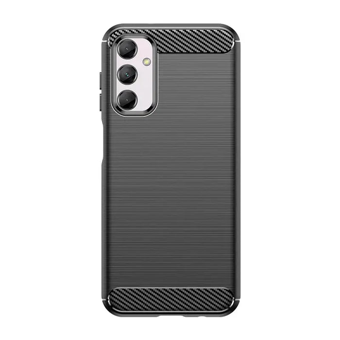 Flexible carbon pattern case for Samsung Galaxy M14 Carbon Case - black - Cell phone cases and covers<<<HurtelXML
