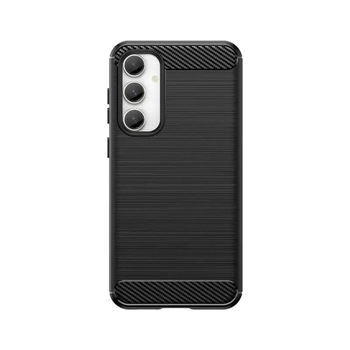 Flexible carbon pattern case for Samsung Galaxy S23 FE Carbon Case - black - Cell phone cases and covers<<<HurtelXML