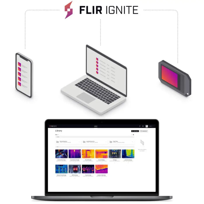 FLIR C3-X thermal imaging camera Black 1800 mAh Vanadium Oxide Uncooled Focal Plane Arrays Built-in display 128 x 96