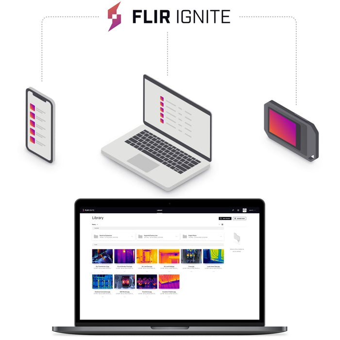 FLIR C3-X thermal imaging camera Black 1800 mAh Vanadium Oxide Uncooled Focal Plane Arrays Built-in display 128 x 96 pixels LCD 640 x 480 pixels