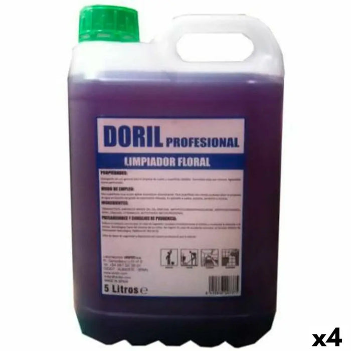 Floor Cleaner VINFER Doril 5 L (4 Units) - Почистване Прахосмукачки И Гладене<<<Дом Градина<<<BigBuy&&&Други продукти