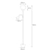 Floor Lamp EDM 30010 Boston Silver 60 W 220-240 V 176 cm - Лампи<<<Декорация и Осветление<<<Дом Градина<<<BigBuy
