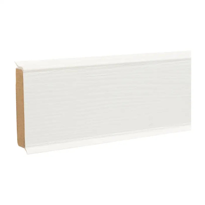 FLOOR MDF BOARD WITH PVC COATING DOELLKEN CUBU 60 WHITE WOOD - Первази за ламинат<<<Паркет и елементи за