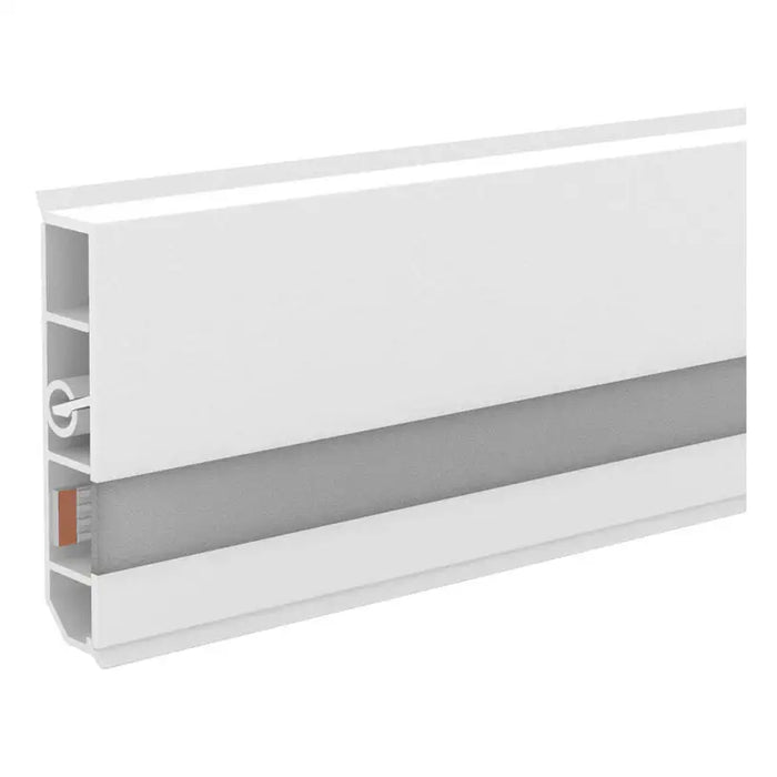 FLOOR PVC SKILLS DOELLKEN CUBICA COVER 2.5M WHITE LOWER AXIS - Первази за ламинат<<<Паркет и елементи за
