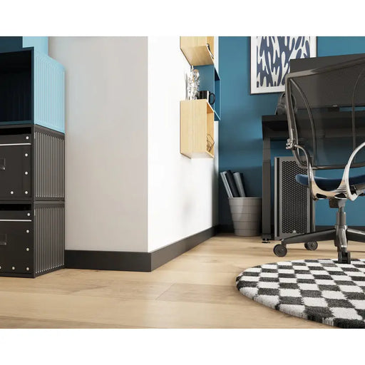 FLOOR PVC SKILLS VILO SEMPLA 80 702 BLACK - Первази за ламинат<<<Паркет и елементи за монтаж<<<Подови и стенни
