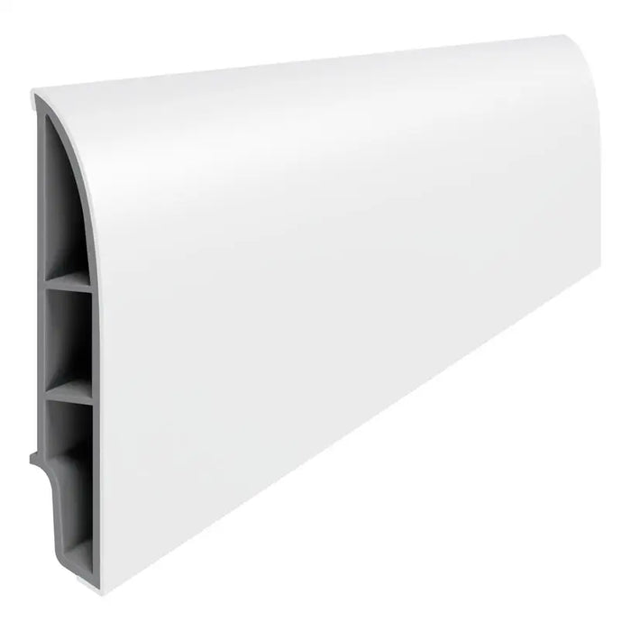 FLOOR PVC SKILLS VILO SEMPLA 80 708 WHITE - Первази за ламинат<<<Паркет и елементи за монтаж<<<Подови и стенни