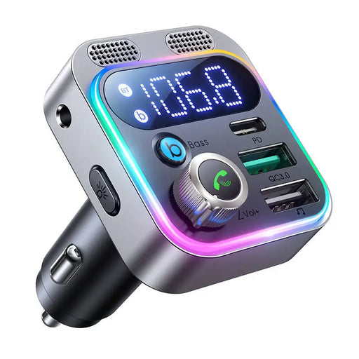 FM transmitter for Joyroom JR-CL16 USB + USB-C 48W (black) - Car transmitters<<<Car accessories<<<InnproXML&&&Cell
