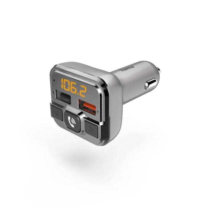 FM Transmitter HAMA 2 x USB SD slot Bluetooth Hands-Free Grey 201631 - Аксесоари за автомобили<<<Навигации камери и